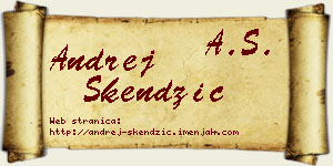 Andrej Skendžić vizit kartica